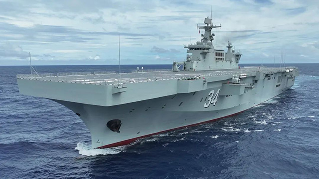 海軍湖北艦開展實(shí)戰(zhàn)化訓(xùn)練